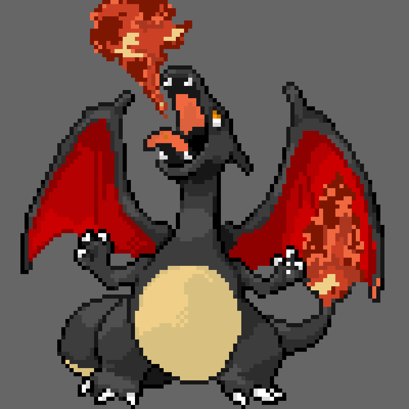 Shiny charizard (Creds to @scorpios_1)