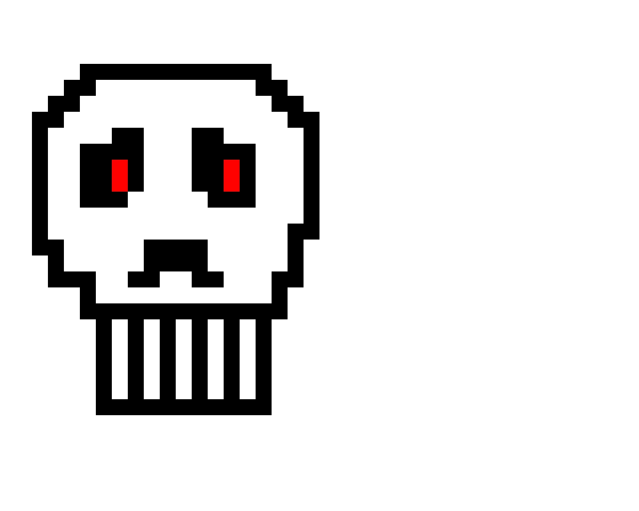 skull with red eyes module