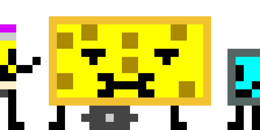 spongy crushing the anoncer bfdi