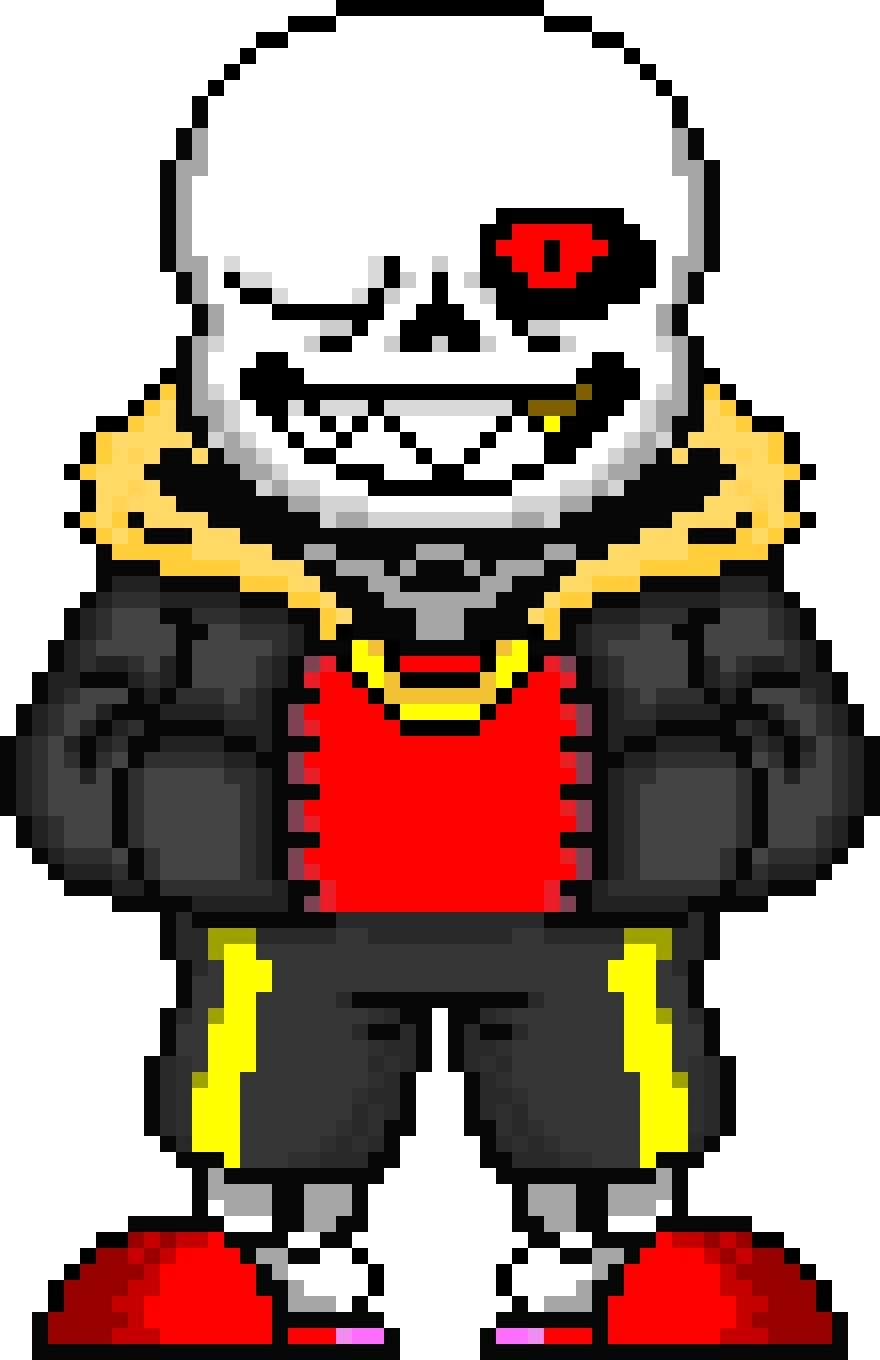 underfell sans v2 cause i made a mid version a while ago