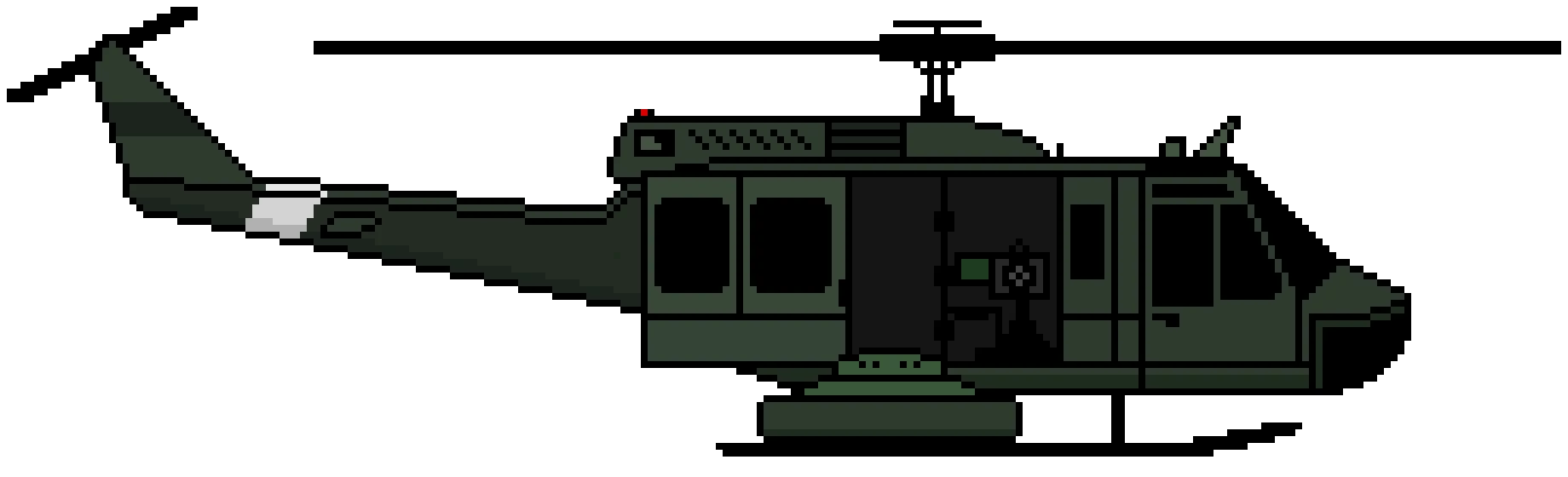 bell uh 1 huey gunship