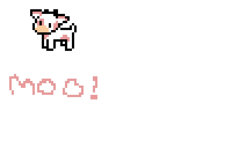guys look its a moo moo