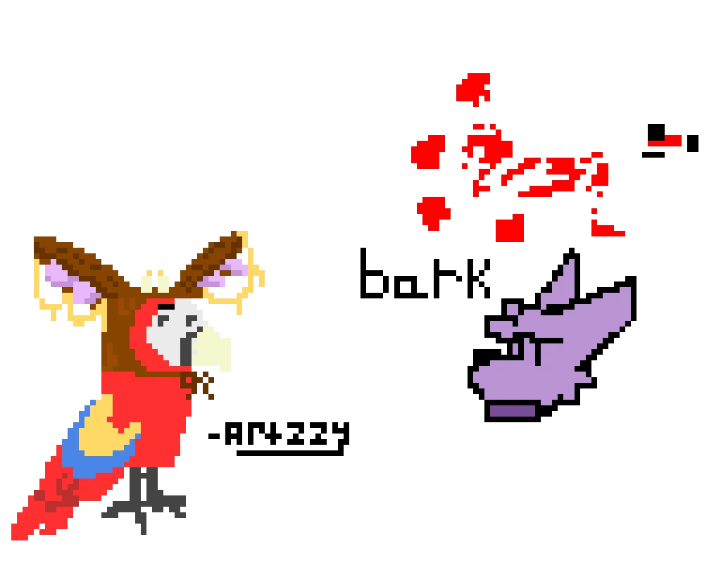 my fav animal is a dogcatwolf.. for @Artzzy