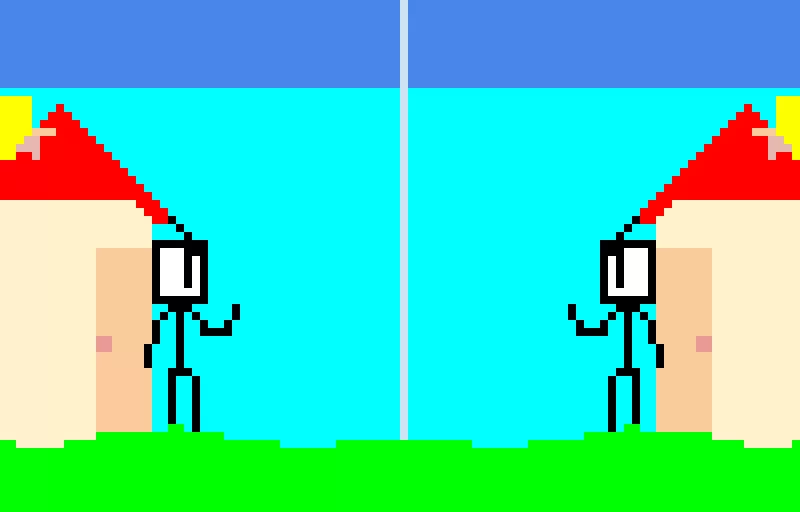 mirror vs guy that cant see mirrors