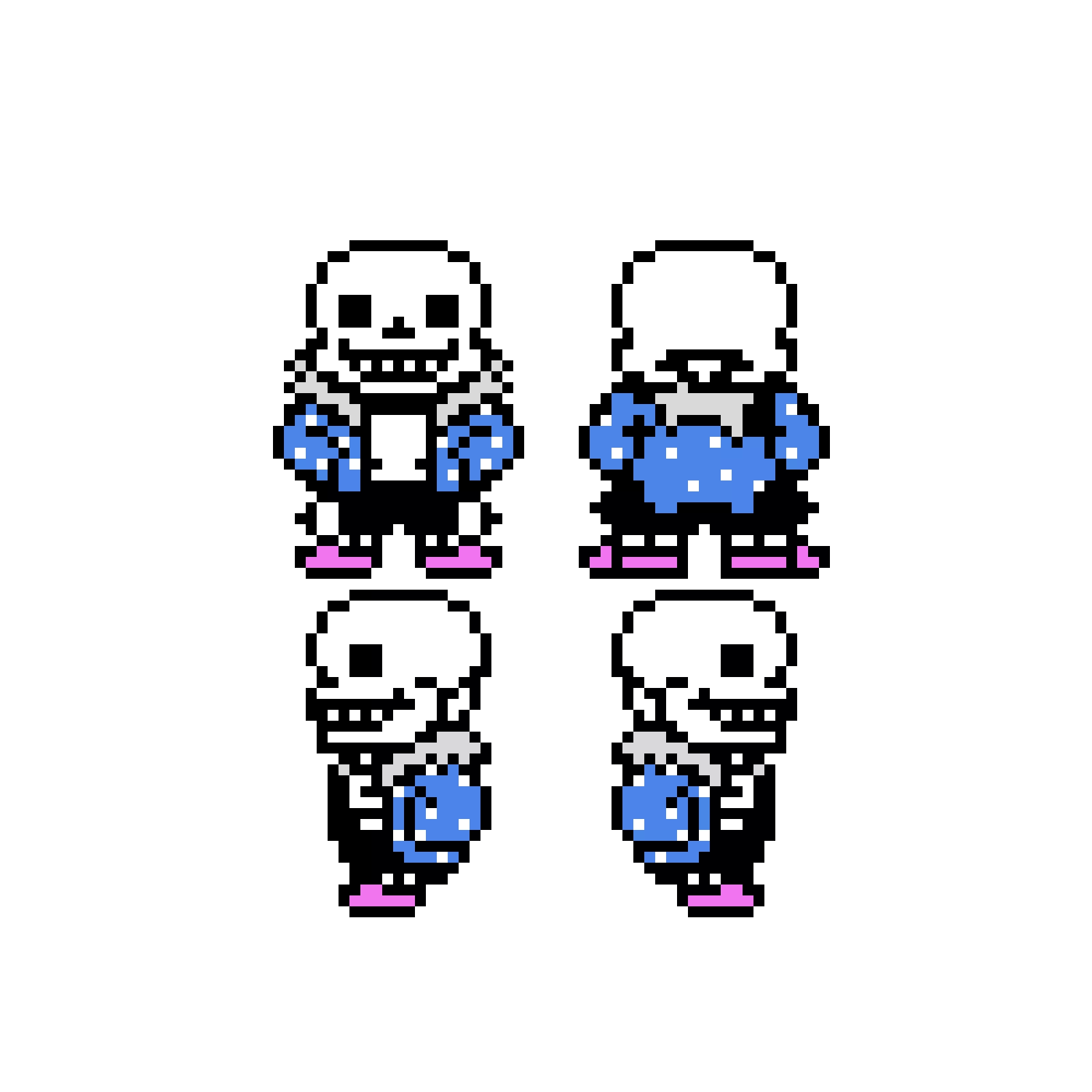 My new Sans design Sprites all sides