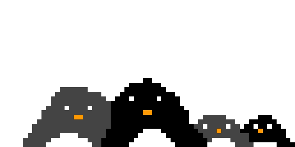 penguin family