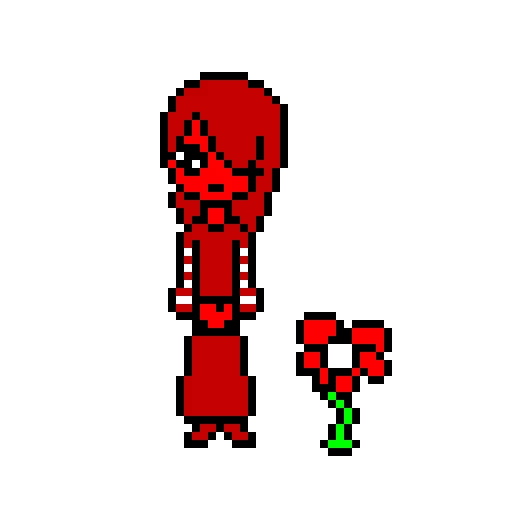 Red (Deltarune oc based on if there was a red flower)