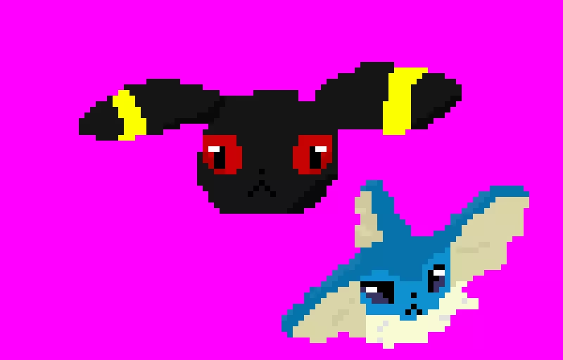 Umbreon and vaporeon