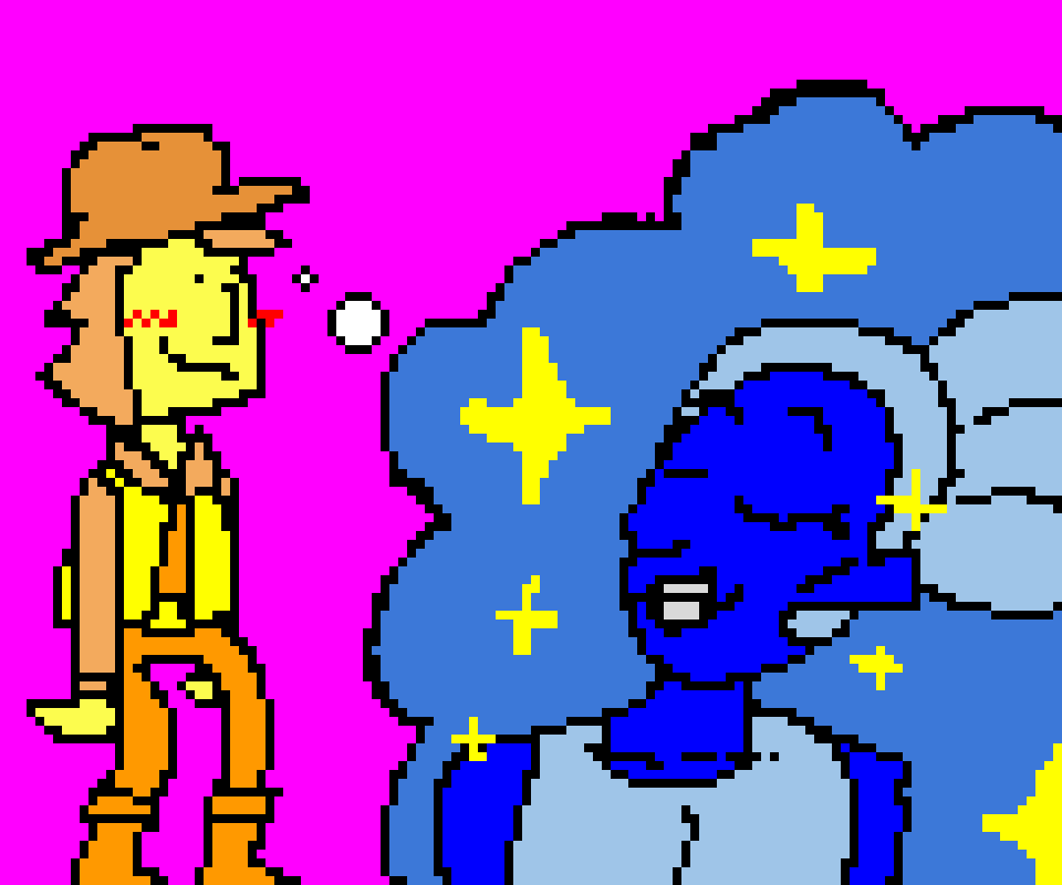 yellow and blue