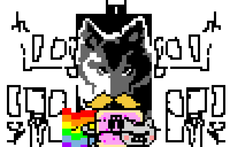 dog eat nyan cat is no