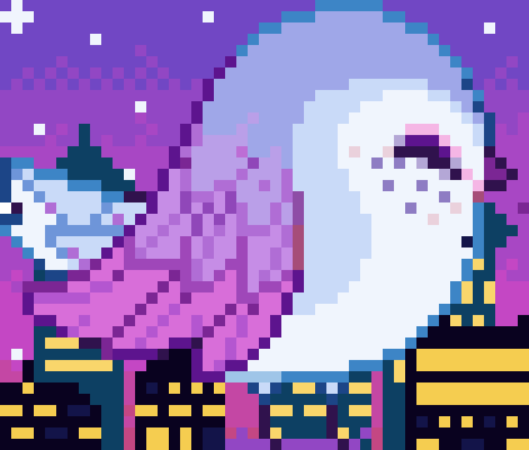 A bird in the night sky (contest)