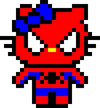 hello kitty spider man