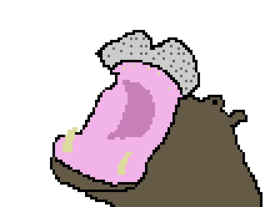 its a hippo