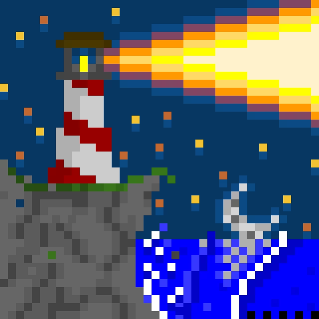 lighthouse on a cliff