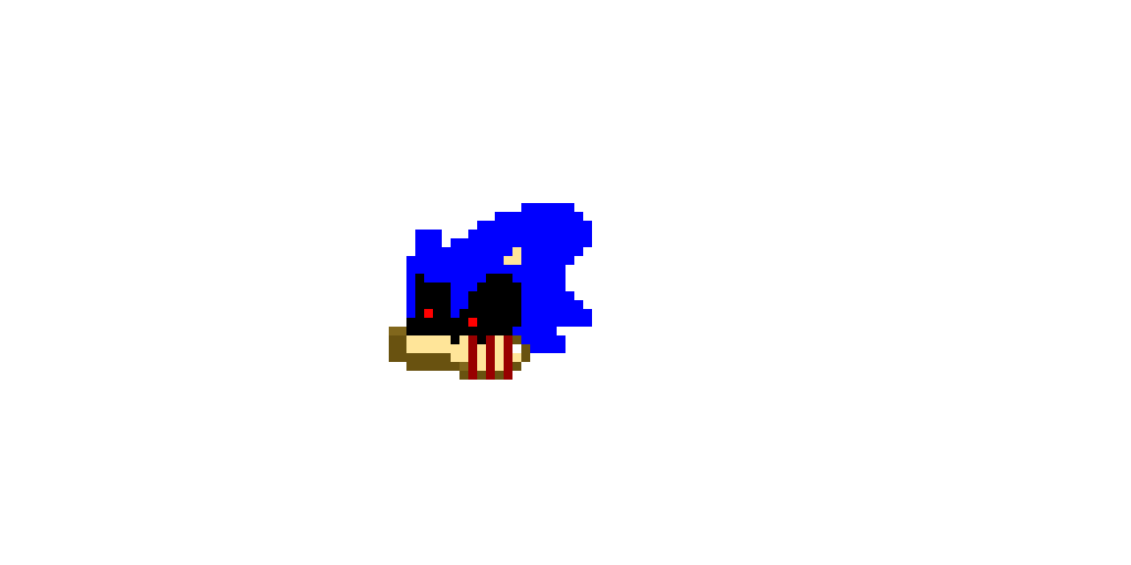 Sonic exe pixel art