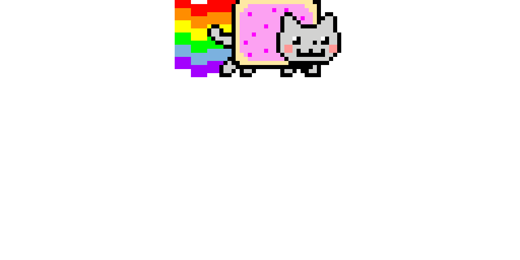 eat the nyan dino