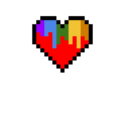 heart of most colors sorry for the ones i missed