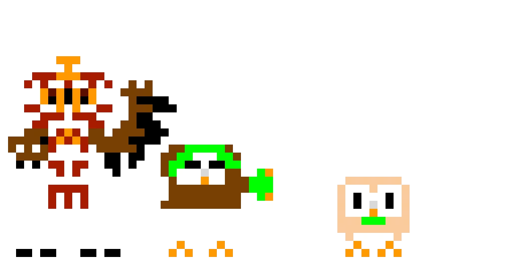 rowlet dartrix and hisuian decidueye