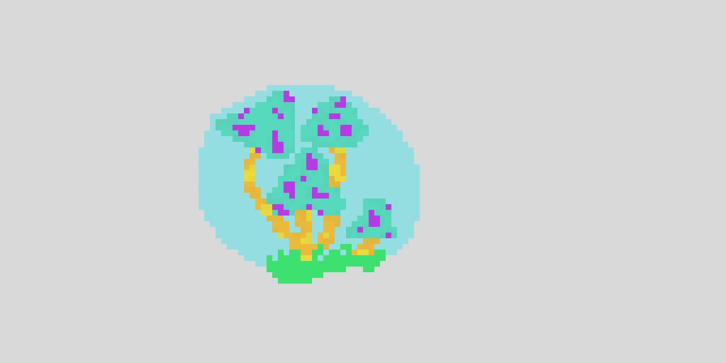 Blue Cap Giraffe Mushroom (Not real lol)