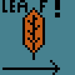 ITS A LEAF!!!(I LOVE FALL!)