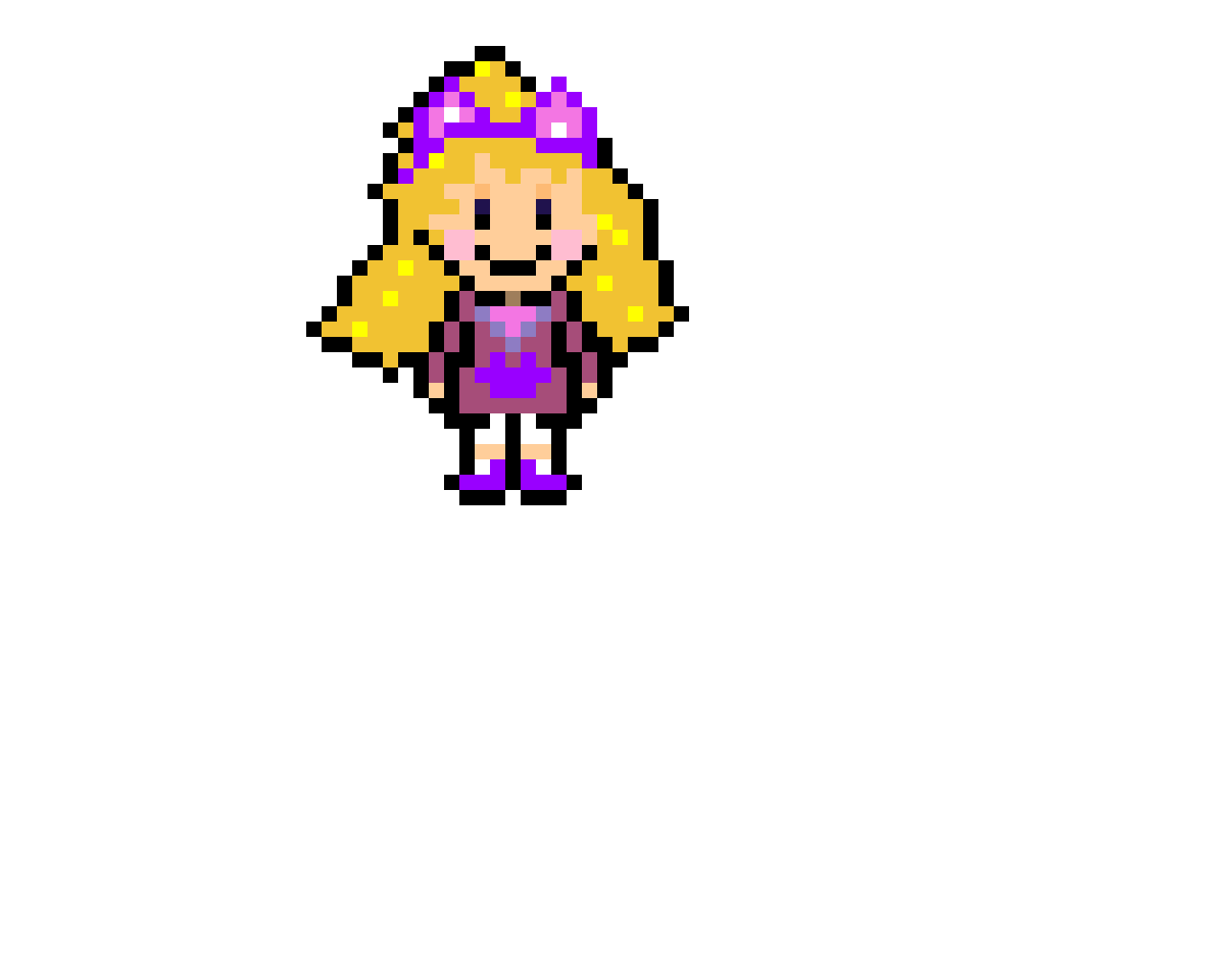 Me in the style of Kumatora from Mother 3
