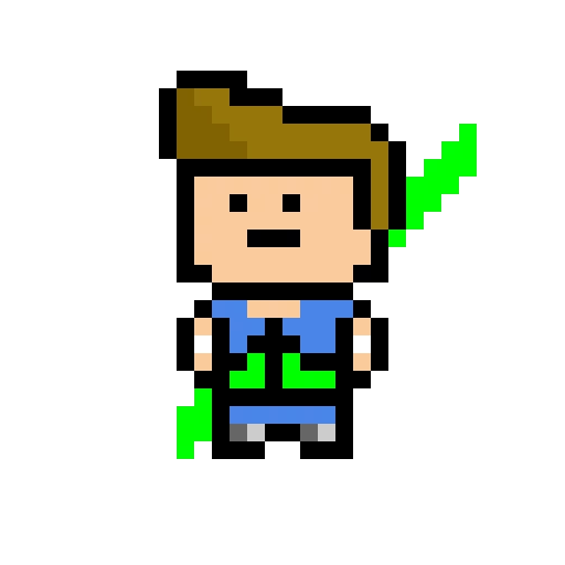 idk some hero with a light stick