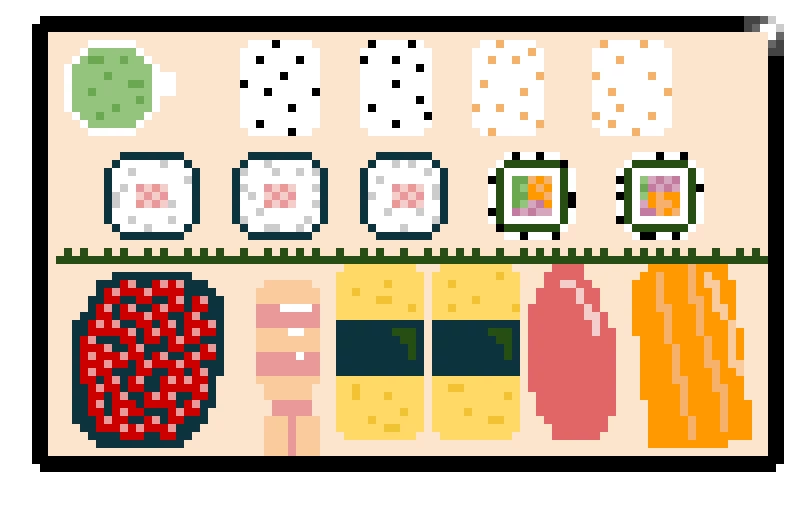 sushi box comment and tell me your favorite sushi