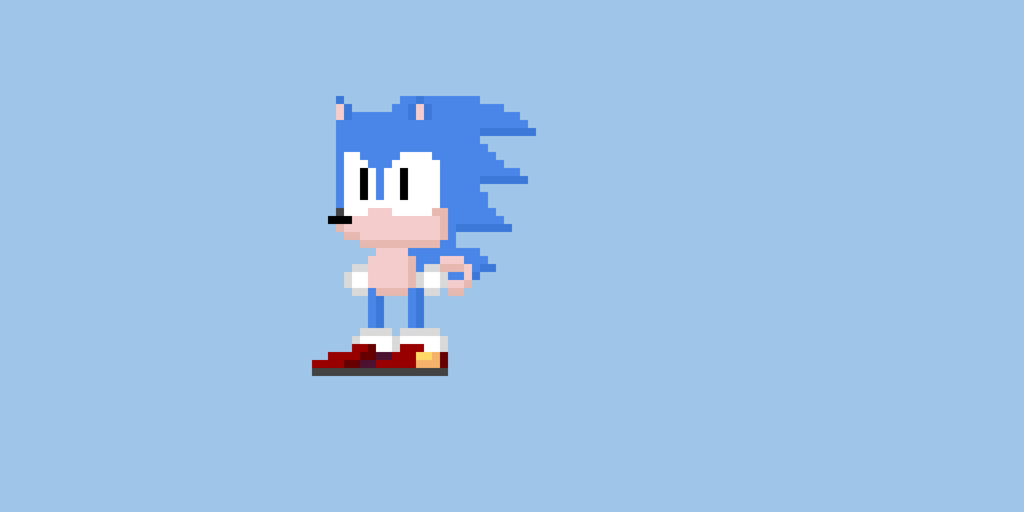 sonic pixel art