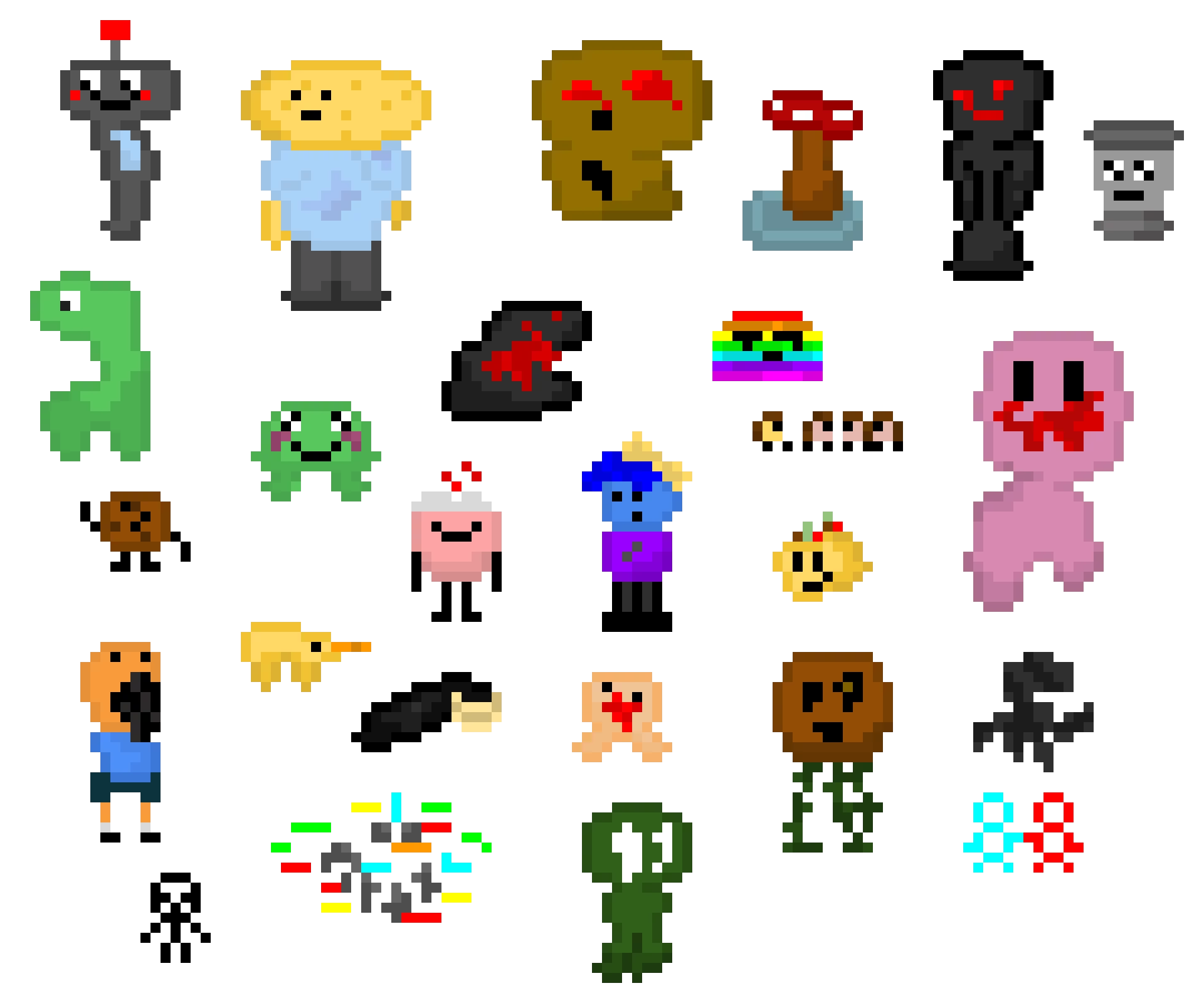 all my current characters