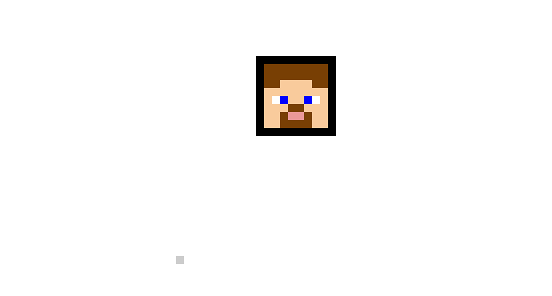 Minecraft face steve pixel art