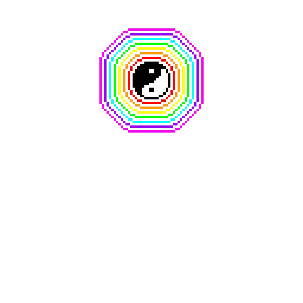 Rainbow Yin and Yang