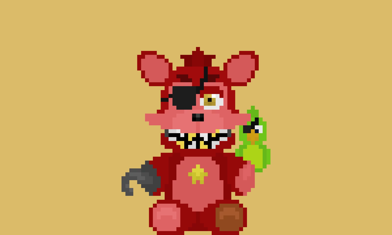 rockstar foxy plush