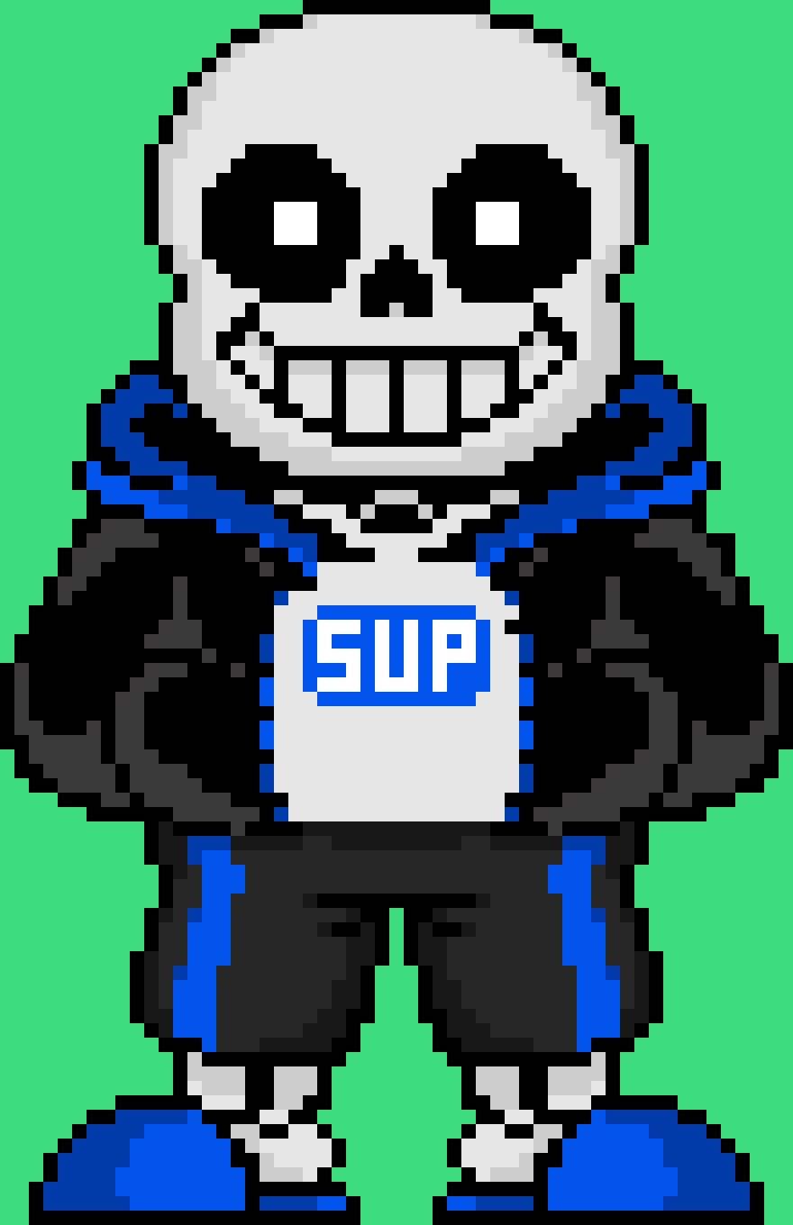 sans supreme blue remake