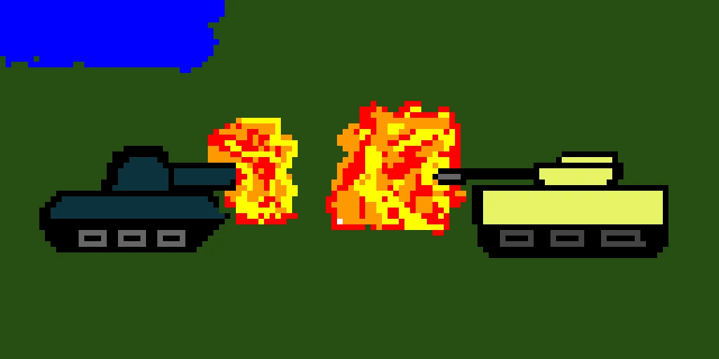 tanks fighting