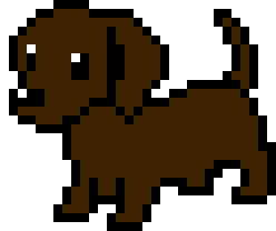 Doggy pixel art