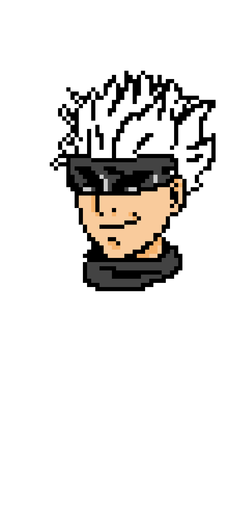 Gojo Pixel Art