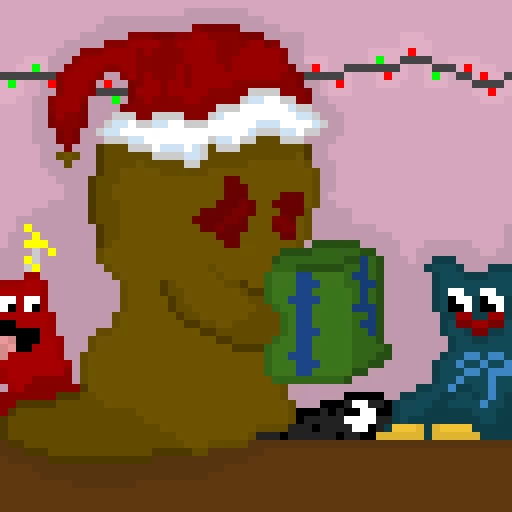 A pudding face Christmas (I made this a long time ago)