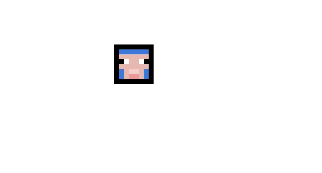 sheep face minecraft blue