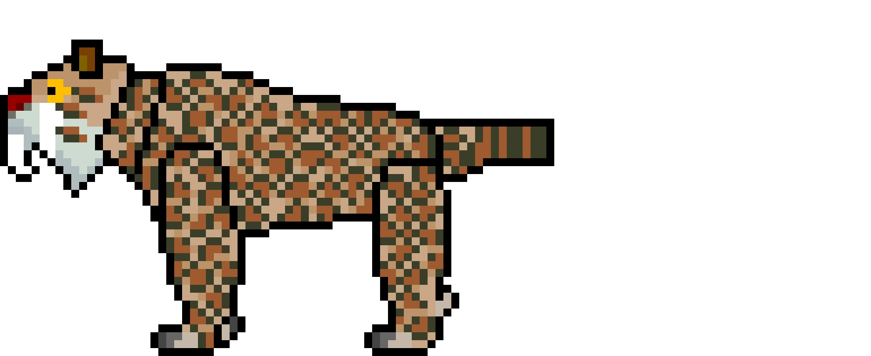 sabre too omega sqat squirrel but its a smilodon