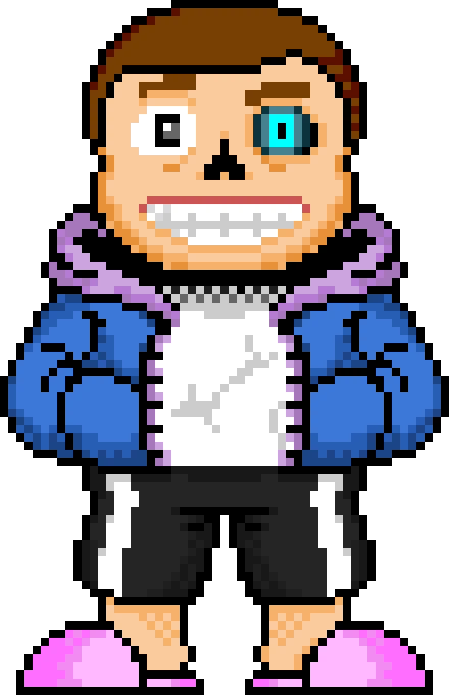Sans if he were human, credit to Snas