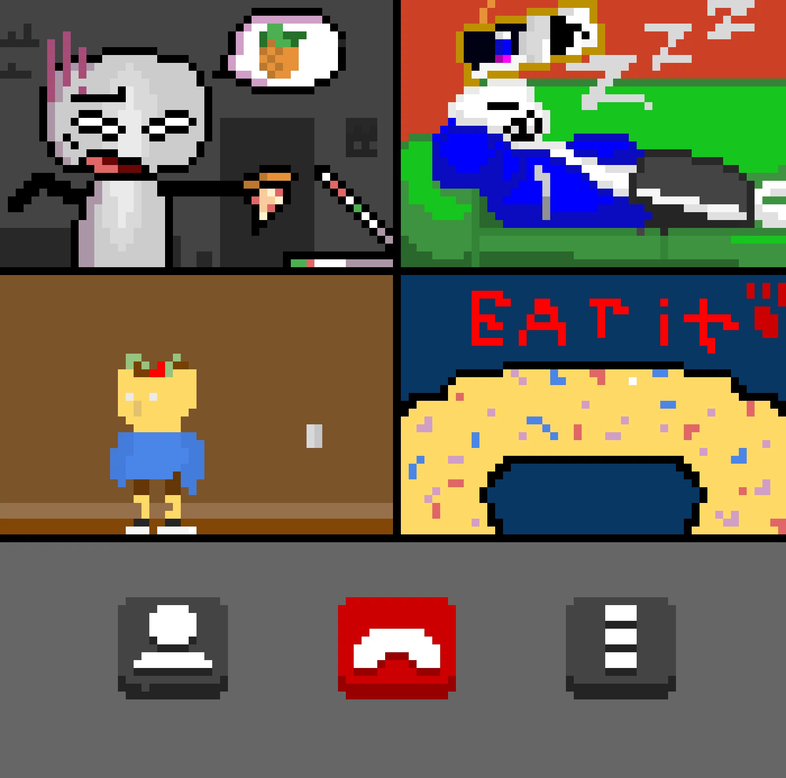 eat it don rsquo t be shy someone screaming in the basement challenge