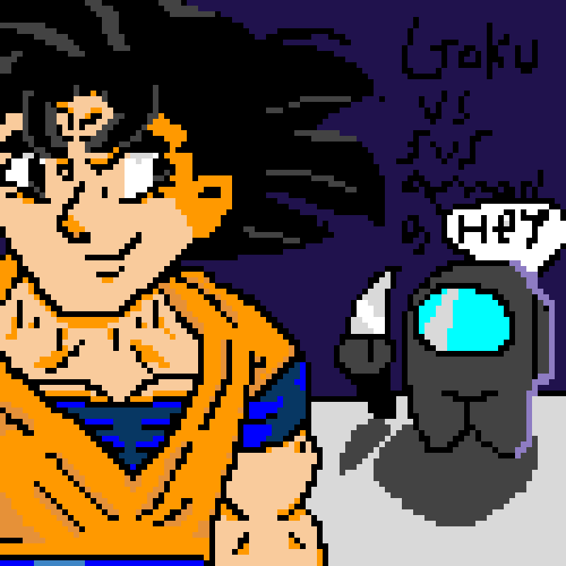 goku vs among us please give at least 20 or more like for first goku attempt