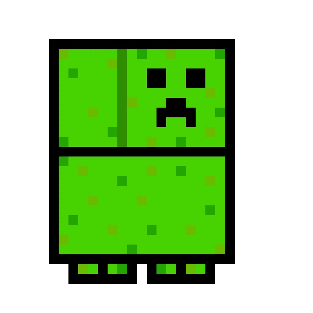 cubic creeper (im using up manguito&rsquo;s model sorry)