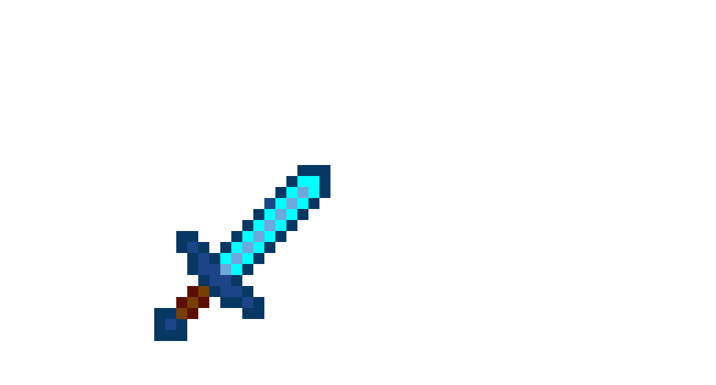 Minecraft diamond sword ️