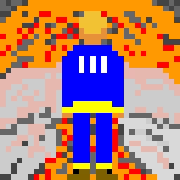 vault boy watching nuke