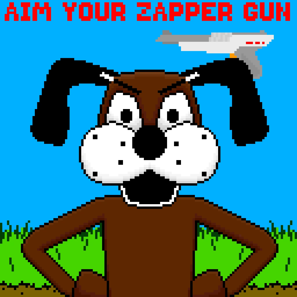 aim your zapper gun you can not beat us