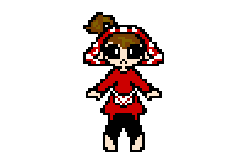 Dina the mushroom girl