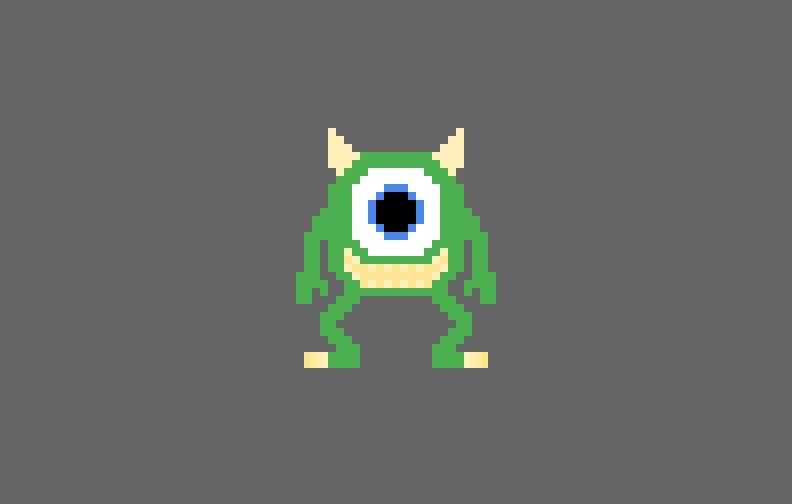 does mike wazowski wink or blink