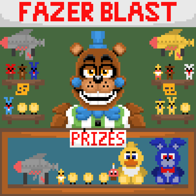 Fazer Blast Prize Stand with Carnie 