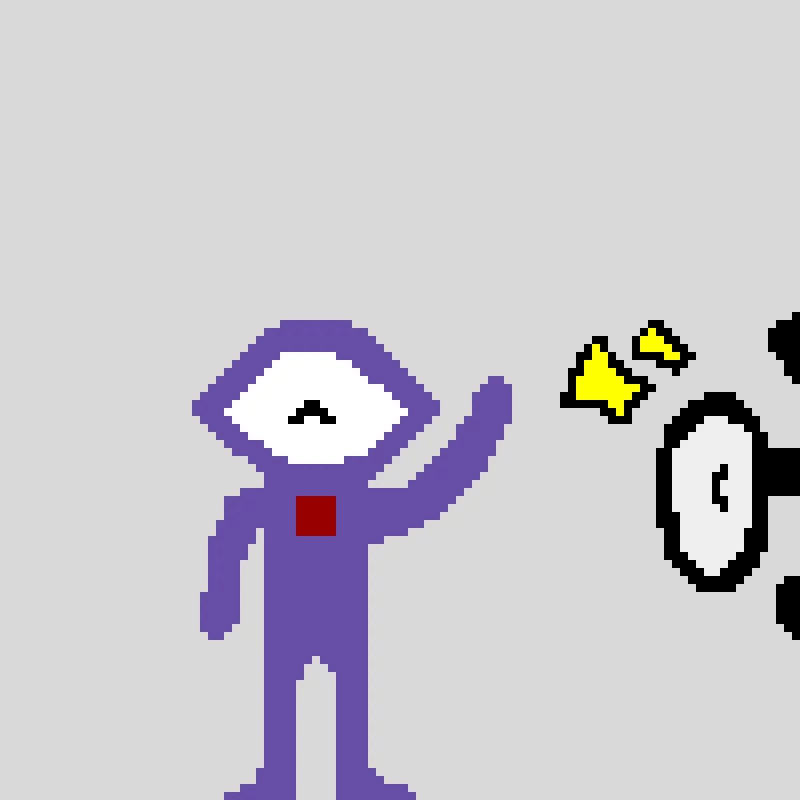 for monkeyfrog i drew lil eye in my art style d also tiny eyes decided to tag along